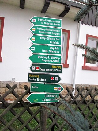 Walking tracks in and around Schmilka