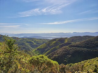 Wellington - With overcrowding an issue in many of the country's destinations there are still isolated spots that are easily accessible such as this view from close to the Wind Turbine in Wellington.