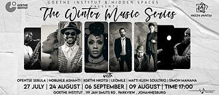 The Goethe Winter Music Series features Ofentse Sebula and Simon Manana 