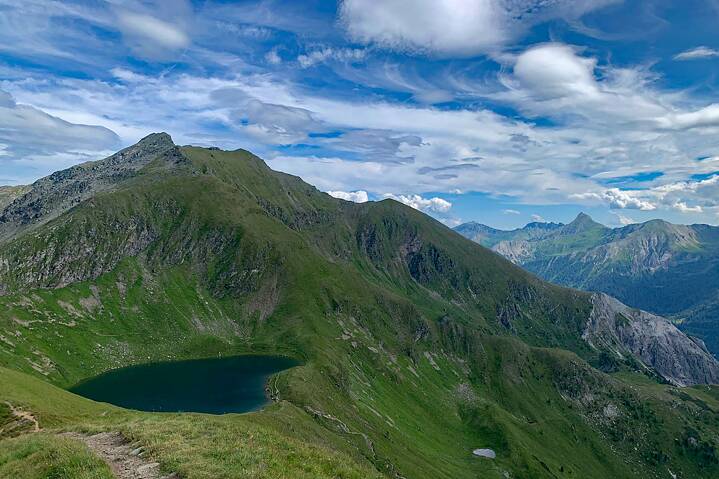 Blick auf den Twenger Almsee