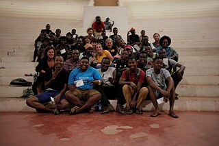 bafico team and workshop participants 2017, production of the shortfilm tabia.