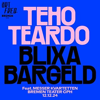 Visual für Konzert Blixa Bargeld x Teho Teardo in Bremen Teater