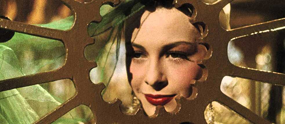 Die Schauspielerin Ilse Werner in dem Film Münchhausen (1943).