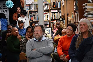 Eyes closed, listening