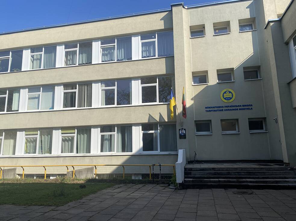 Budova medzinárodnej ukrajinskej školy vo Vilniuse