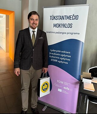 Petro Pyrohov, učiteľ Medzinárodnej ukrajinskej školy vo Vilniuse