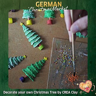 Decorate your own Christmas Tree by CREA Clay 