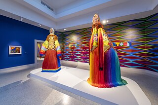 La obra maestra de Jeffrey Gibson The Space In Which to Place Me (El espacio donde situarme).