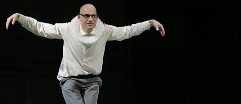 Joachim Meyerhoff während einer Probe zu William Shakespeares „Der Sturm“ am Wiener Akademietheater (2007)
