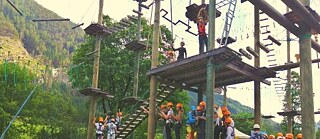 Freizeitgestaltung: Hochseilgarten