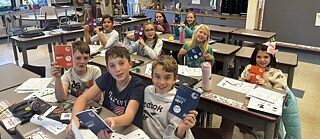 Children in a classroom