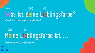 Folie „Was ist deine Lieblingsfarbe?“ 