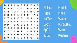 Folie “Wörter suchen” 