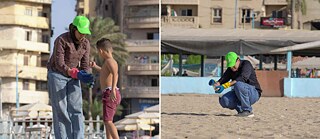 Gemeinsame Aufräumaktion in Athen und Alexandria
