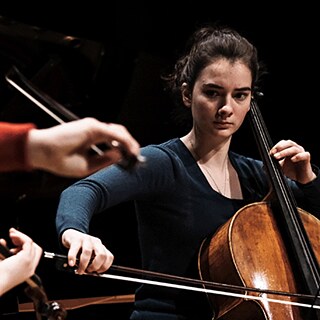 violoncelliste et violoniste