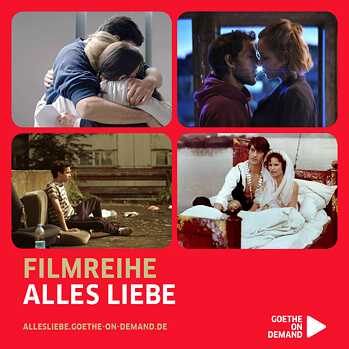 Alles Liebe visual til Instagram bestående af fire forskellige filmstills.