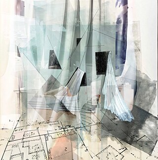 Büşra Kuruçay, Dies ist kein Kubismus... Dies ist ein “7,7 ML 61' aus meiner Erinnerung, 2024, Digitale Collage