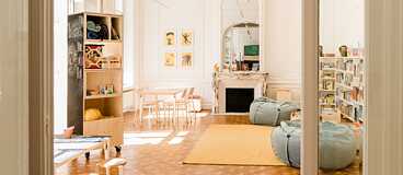 Einblick in die Bibliothek