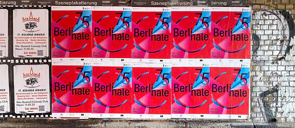 To be seen everywhere in the city: the current Berlinale poster by designer Claudia Schramke