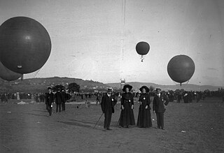 Die 4. Ausgabe des Ballonsportwettbewerbs Gordon-Bennett-Cup, Schweiz, 1909, aus dem Fotoarchiv Fortepan.hu