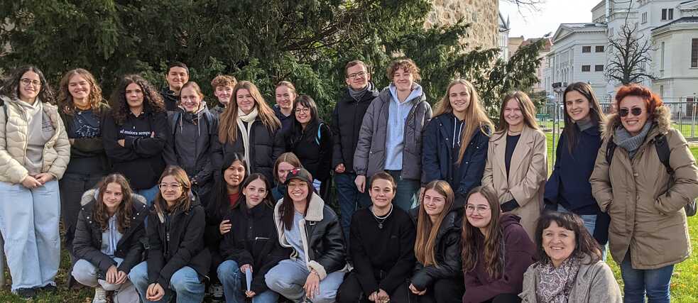 Gegenbesuch der römischen Austauschschüler in Sachsen 