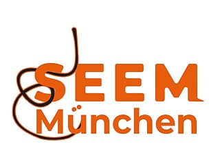 Logo with orange lettering SEEM Munich