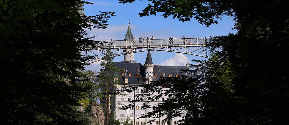 Marienbrücke vor dem Schloss Neuschwanstein