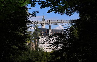Mary's Bridge in front of Neuschwanstein Castle