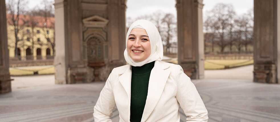Rama Abdulhadi im Hofgarten in München