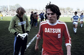 Lothar Matthäus als Spieler von Borussia Mönchengladbach beim Match gegen den MSV Duisburg 1982 