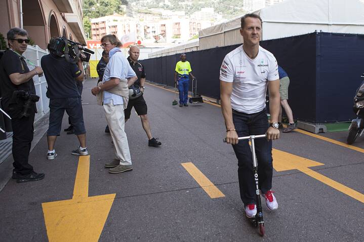 Formula 1 World Champion Michael Schumacher at the 2012 Monaco Grand Prix in Monte Carlo