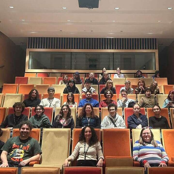The students of the Collège Maisonneuve during the conference