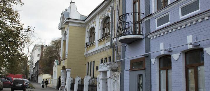 Das Herrenhaus von Doktor Ern in Samara: Ansicht von der Tschapaewskaja-Straße