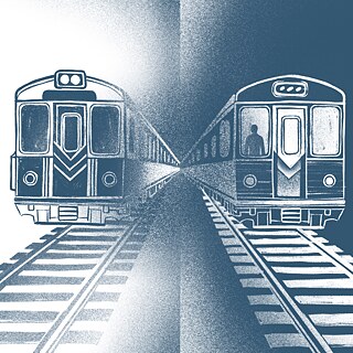 Ілюстрація: два поїзди, різні напрямки