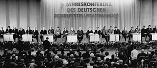 Historisk optagelse af forfatterforeningens årlige konference 1966