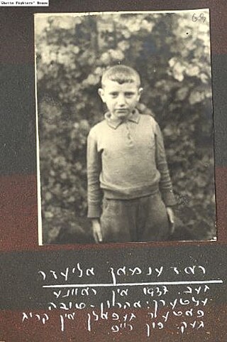 Eliezer Rosenman als Kind