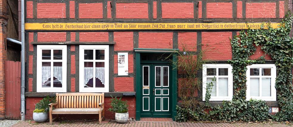 An old house in the historic centre of Hitzacker. 