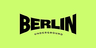 Berlin Unterground auf einem hellgrünen Hintergrund