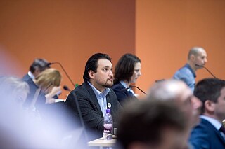 Marek Machata na rokovaní miestneho zastupiteľstva 