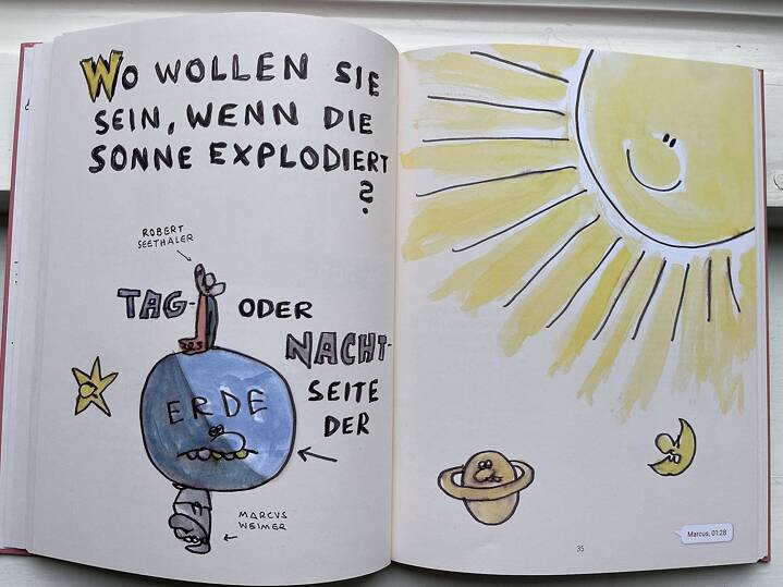 „Wo wollen Sie sein, wenn die Sonne explodiert?“