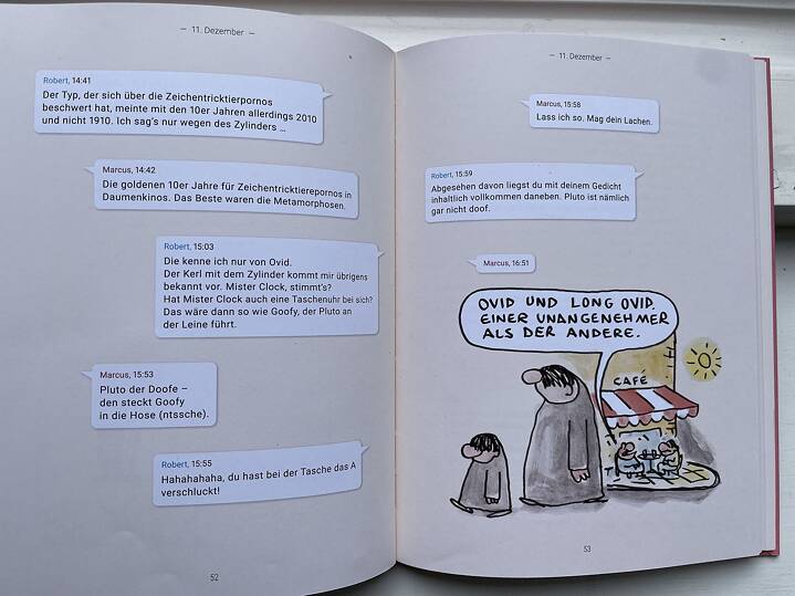 „Ovid und Long Ovid, einer unangenehmer als der andere“.