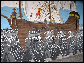 mural of Edelweiss pirates