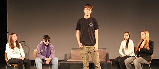 Szene aus dem Auftritt des IES Garcilaso de la Vega