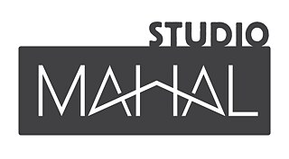 Studio Mahal Logo in schwarz und weiß