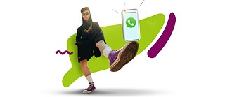 A stylish man wearing glasses.