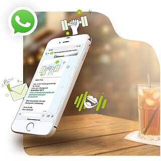 Learn German with your smartphone. Right in your messenger app.