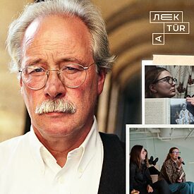 Колаж з фотографії  Зебальда та прикріплених псевдополароїдних знімків авторки статті