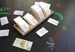 Насіння рослин, яке зберігається в бібліотеці в Лейпцигу