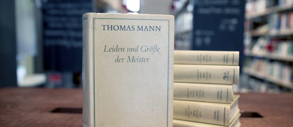 Bücher von Thomas Mann in der Bibliothek des Goethe-Instituts Belgrad