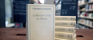 Bücher von Thomas Mann in der Bibliothek des Goethe-Instituts Belgrad